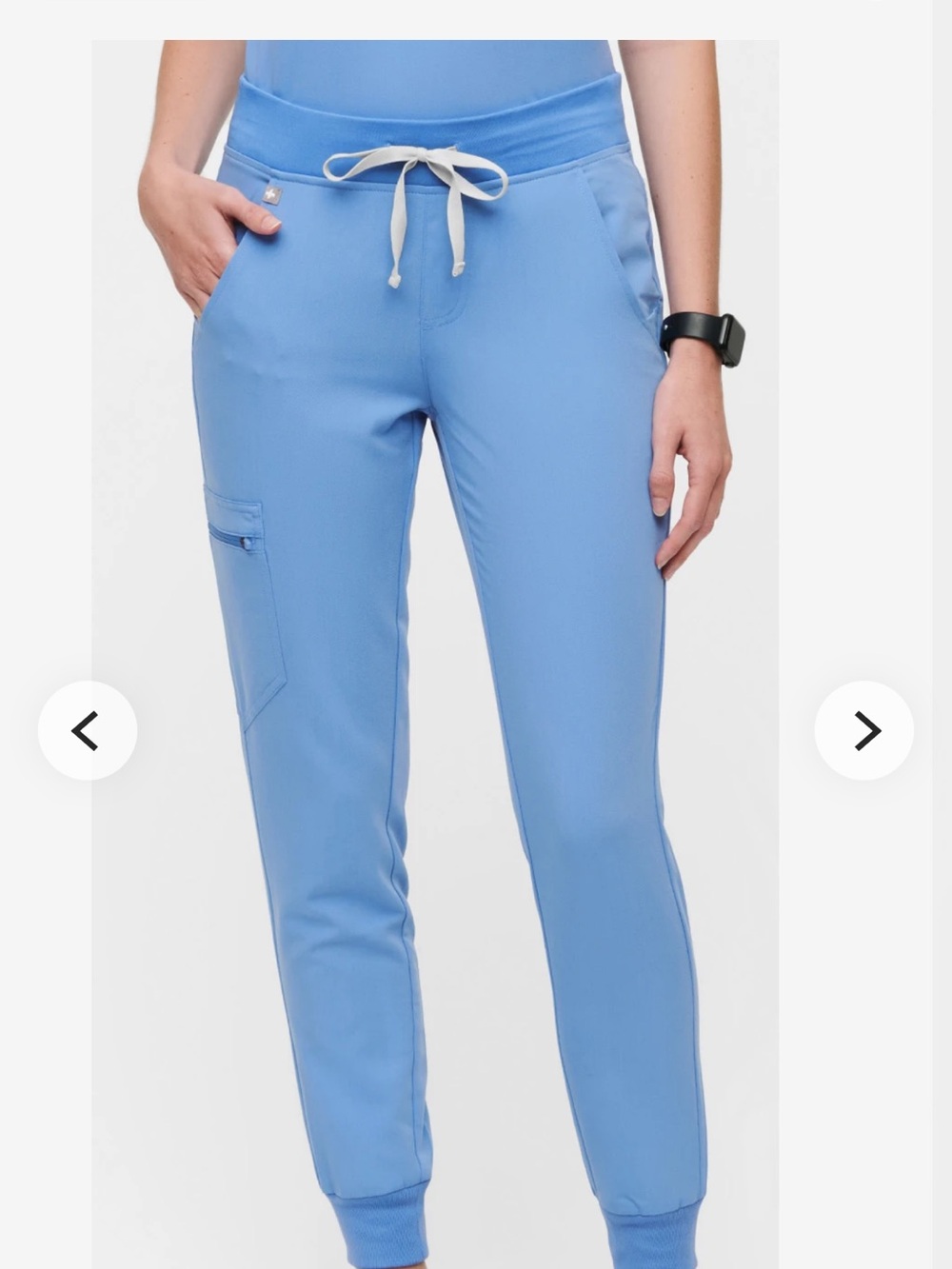 Figs Women's Ciel Blue Medium Zamora Joggers